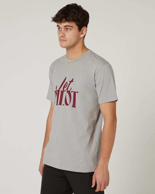 Jetpilot Contrast Mens Tee - Grey