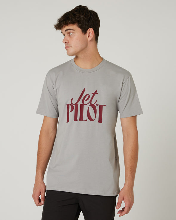 Jetpilot Contrast Mens Tee - Grey