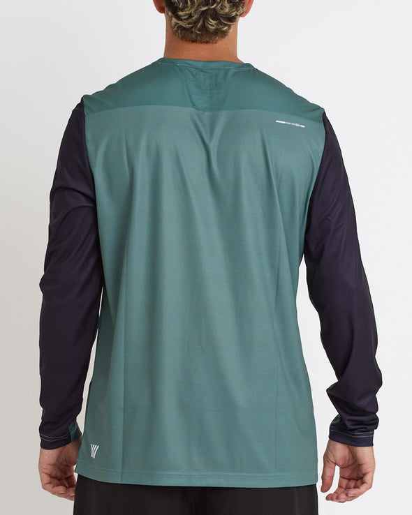 Jetpilot UV LS Jersey Mens - Sage